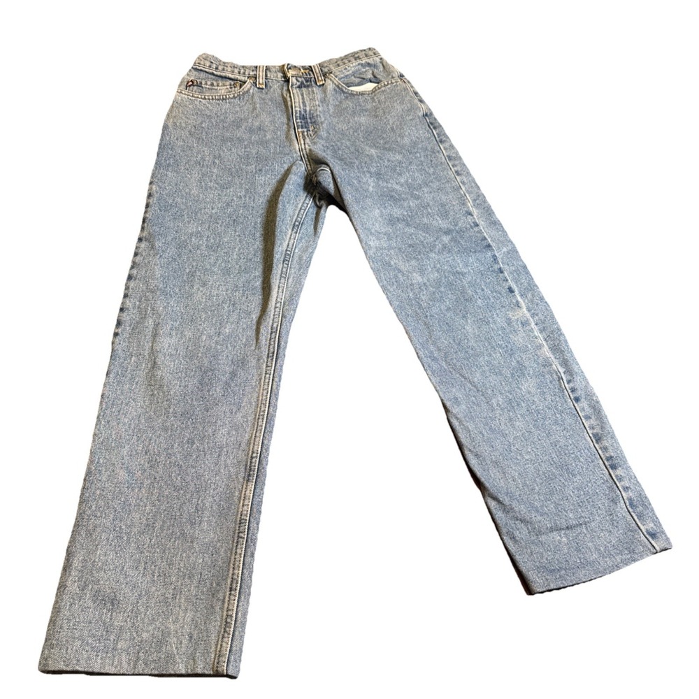 Polo Jeans Co Ralph Lauren Denim Jeans Youth 6X31 Light Wash‎ USA Flag Patch